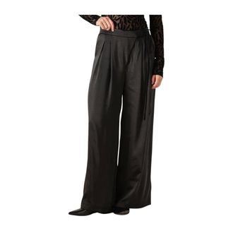 Edited Edited, Dames, Broeken, Zwart, Maat: XL Poliester