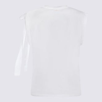 Twin-Set Womens T-Shirts And Polos Bianco Ottico