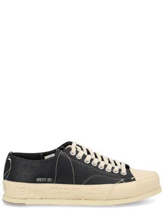 Premiata Vincent Black Calfskin Low Sneakers