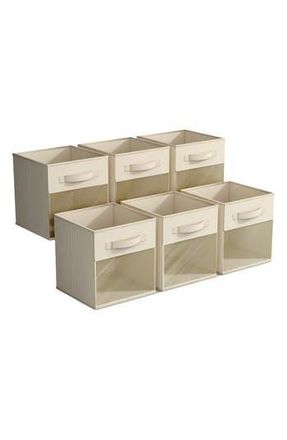Sorbus 6-Pack Window Storage Cubes in Beige at Nordstrom Rack