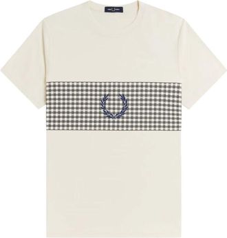 Fred Perry Heren, Tops, Beige, Maat: XL Katoen
