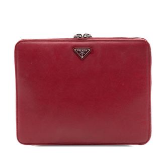 Prada Pre-owned Prada Saffiano Zip Around iPad Case Ladies QK3UOWMNQQNYQCLC