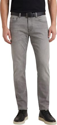 Pierre Cardin Pantalon 5-p Lyon Tapered fit grijs gem&ecirc;leerd