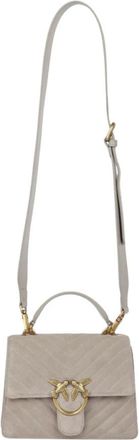 Pinko Mini Top Handvat Love One Light - Dames - Handtassen - Grijs - ONE Size - Tassen