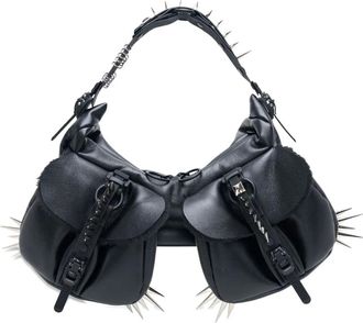 Junya Watanabe x Innerraum Borsa a spalla con borchie - Nero