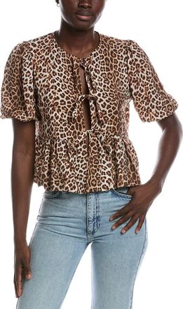 Renee C Renee C Puff Sleeve Top