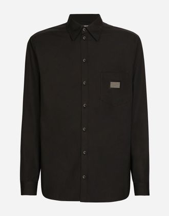 Dolce & Gabbana Camicia - Man Shirts Black 37