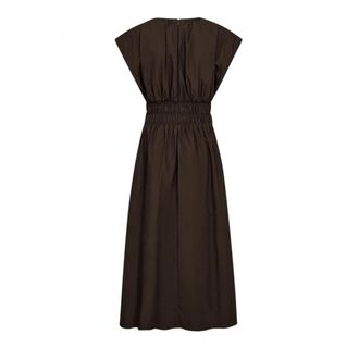 Copenhagen Muse Maxi Jurk - Dames - Casual kleedjes - Bruin - XS - Kleedjes