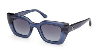 Guess GU00353 90W Womens Sunglasses Blue Size 48