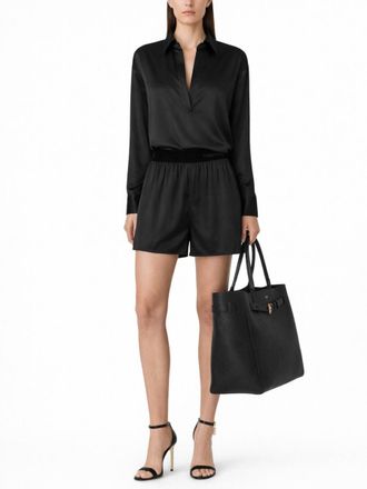 Tom Ford Silk Pajama Silk Shorts - Black