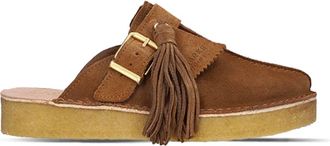 Clarks Trek Mule Slip-On Schoenen - Dames - Slip ons - Bruin - 41 EU - Su&egrave;de - Schoenen