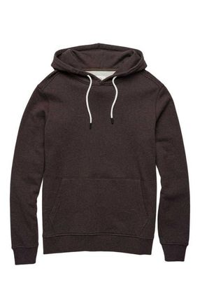 Surfside Supply Co. Marine French Terry Hoodie in Brown Heather at Nordstrom, Size X-Large