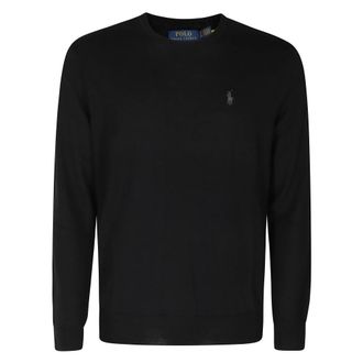 Polo Ralph Lauren Jersey de Manga Larga - Knitwear - Hombre - Negro - XL
