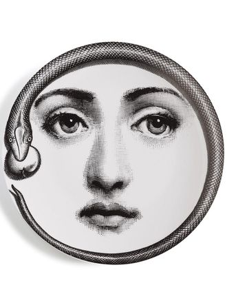 Fornasetti Piatto da parete Tema e Variazioni n.159 - Bianco