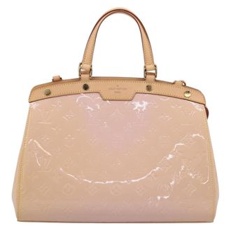 Louis Vuitton Blair Monogram Vernis Pink Patent_Leather Handbag (Pre-Owned)