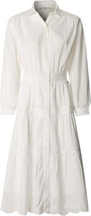 Pepe Jeans London Shirt Kleedjes - Dames - Shirt Kleedjes - Wit - M - Kleedjes