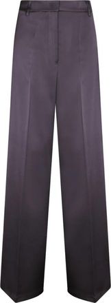 Blanca Vita Plettro 1334 Notte - Dames - Wijde Broeken - Blauw - S - Polyester - Broeken
