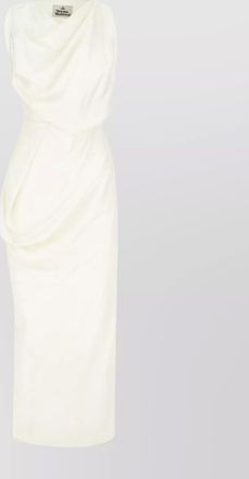 Vivienne Westwood strapless maxi dress draped detail