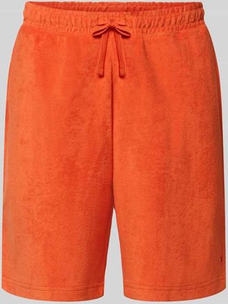 Tommy Hilfiger Loose Fit Sweatshorts aus reiner Baumwolle Modell TOWELLING SWEATSHORTS in Orange, Gr&ouml;&szlig;e XL