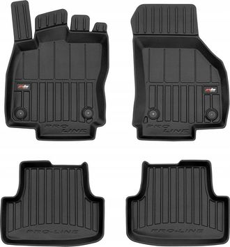 OEM Alfombrillas Y Felpudos De Goma Para Vw Golf 8 Hatchback A Partir De 2019 - Canales 3d