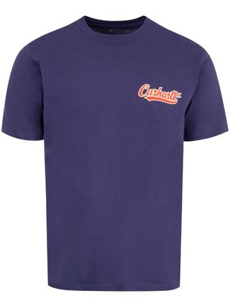 Carhartt Work in Progress logo t-shirt - unisex - Organic Cotton - S - Purple