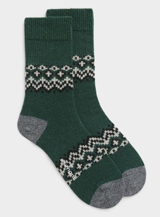 Le 31 Mens Fair Isle wool socks