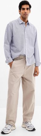 Jack & Jones Mens Graphic seam chinos Barrel fit
