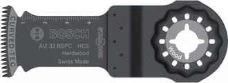 Bosch Hoja Oblicua Hcs Aiz 32 Bspc Hard Wood 50 X 32 Mm 2608662539 (por 10)