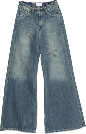 So Allure elasticated-waistband jeans - Blue