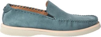 Baldinini Su&egrave;de Leren Mocassin - Heren - Loafers - Blauw - 44 EU - Su&egrave;de - Schoenen