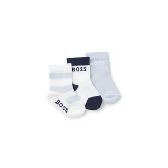 BOSS Three-pack of baby socks with logo details