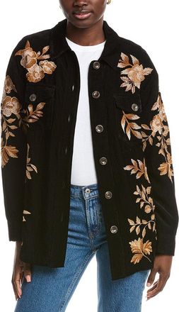 Johnny Was Oversized Shirt Jacket