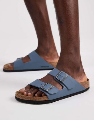 Birkenstock Arizona - Sandali in birko-flor grigio basalto-Blu