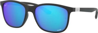 Ray-Ban Premium Chromance Zonnebril - unisex - Zonnebrillen - Zwart - 56 MM - Accessoires