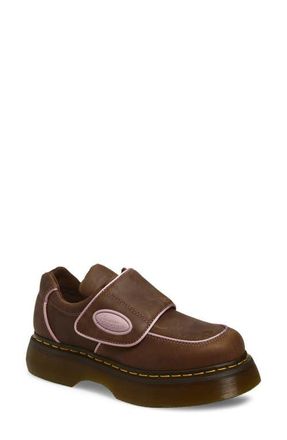 Dr. Martens Buzz Strap Platform Shoe in Dark Brown at Nordstrom, Size 10Us