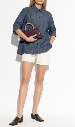 Jil Sander Shorts With Pockets, Womens, Cream