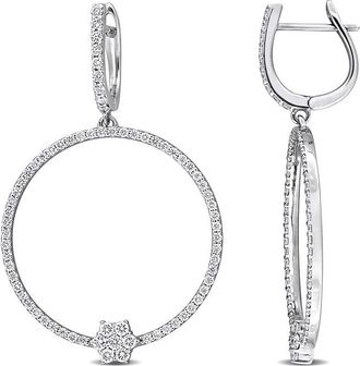 Rina Limor 14K 0.91 Ct. Tw. Diamond Hoop Earrings