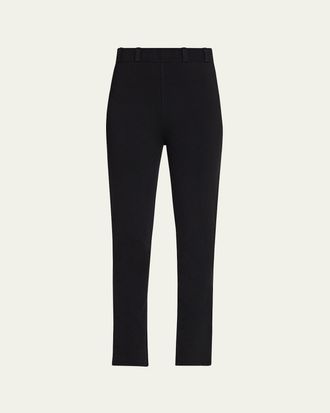 Alaia Belt-Loop Ankle Leggings
