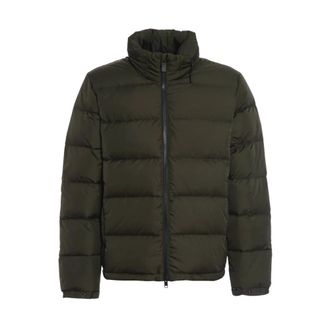 Aspesi Pocoelastica Re-Quilted Jacket - Heren - Winterjassen - Groen - S - Leer - Jassen