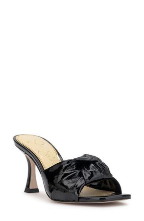 Jessica Simpson Evirra Slide Sandal in Black Patent at Nordstrom, Size 5.5
