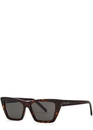 Saint Laurent SL276 Tortoiseshell Cat-eye Sunglasses, Sunglasses - Havana