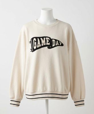 Z Supply Oversized Lets Go Sweatshirt In Vanilla Ice