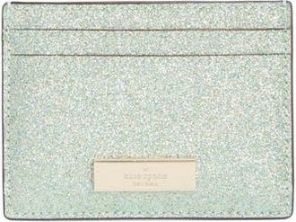 Kate Spade New York kenzie glitter card case in Seawater at Nordstrom Rack