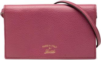 Gucci Pre-owned Gucci Dollar Calfskin Swing Wallet On Strap Ladies HQ5FQIZJR7KNMX1Z