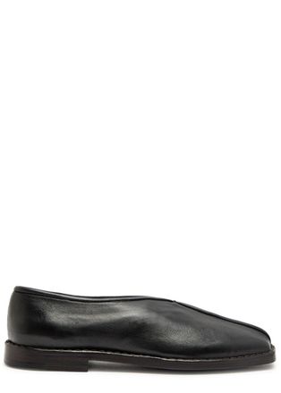 Christophe Lemaire Leather Loafers - Black - 39 (IT39 / UK6)