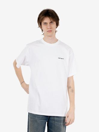 Carhartt Work in Progress S/S Script Embroidery T-Shirt white / black