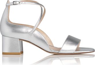 L.k. Bennett Womens Dina Sandal, Silver Leather - Size UK 6