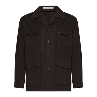 Tagliatore Milton Jacket - Heren - Jassen - Bruin - Maat: L Wol