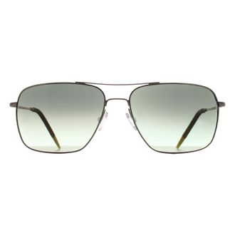 Oliver Peoples Rectangle Unisex Gold G-15 Gradient OV1150S Clifton Metal - One Size