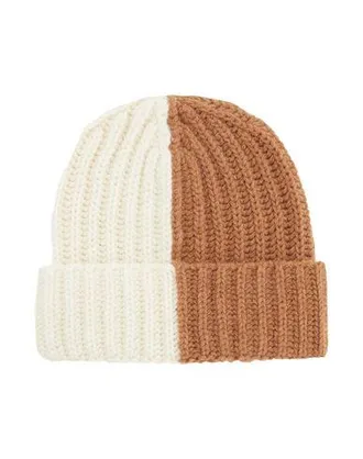 8 by YOOX RECYCLED WOOL BICOLOR BEANIE